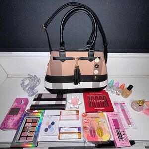 Chic Black and Tan Women's Satchel